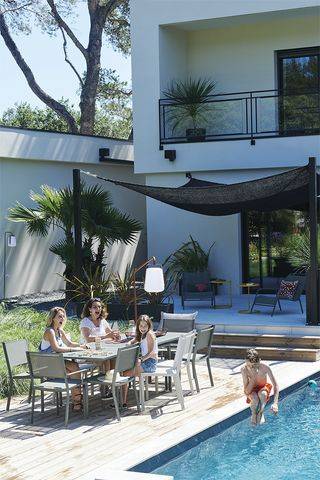 Table de jardin Fermob COSTA Alonge 160/240x90 - Romarin - Image 3