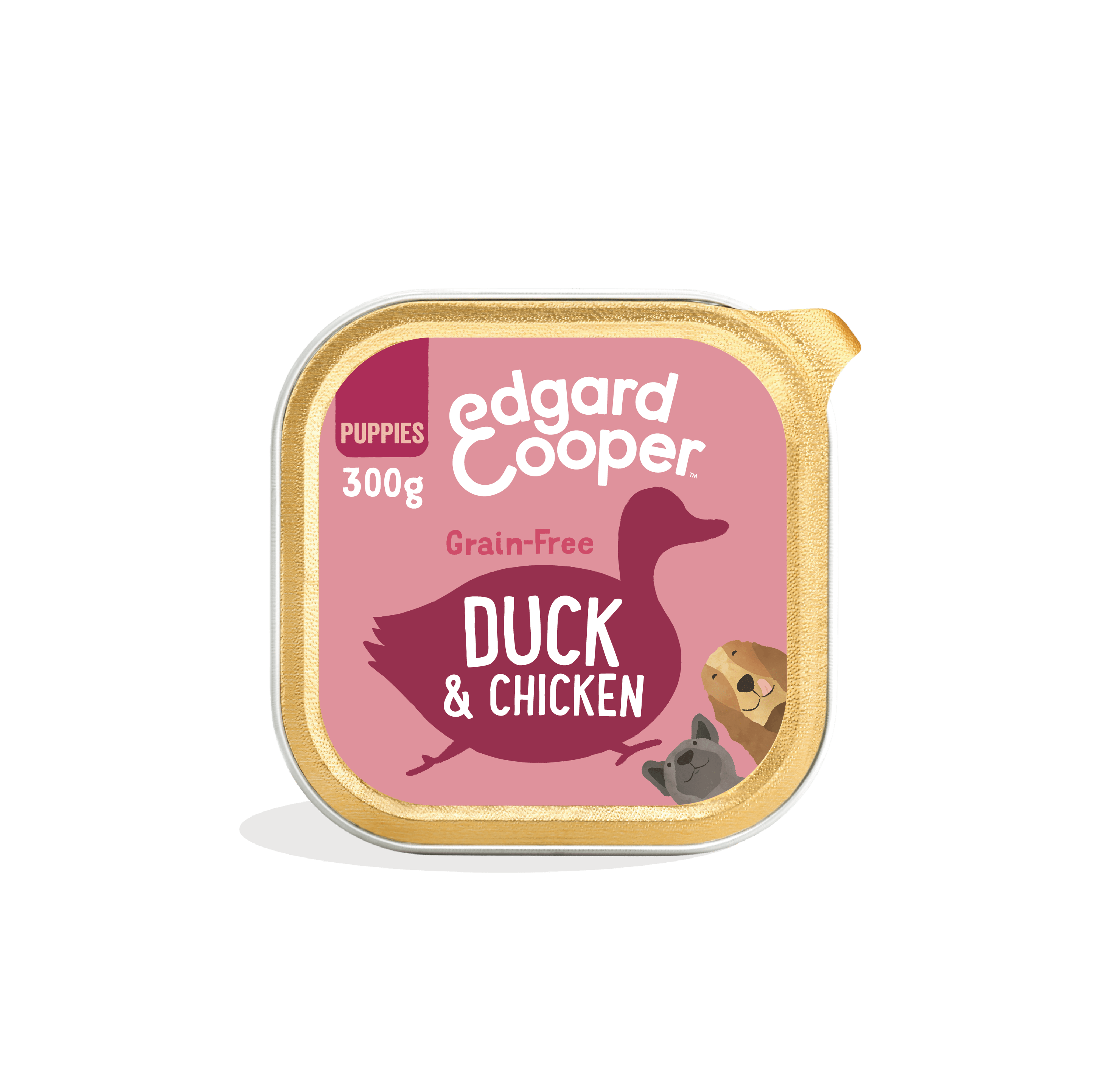 Edgard & Cooper - Pâtée chiot sans céréales canard poulet 300 g - Edgard & Cooper