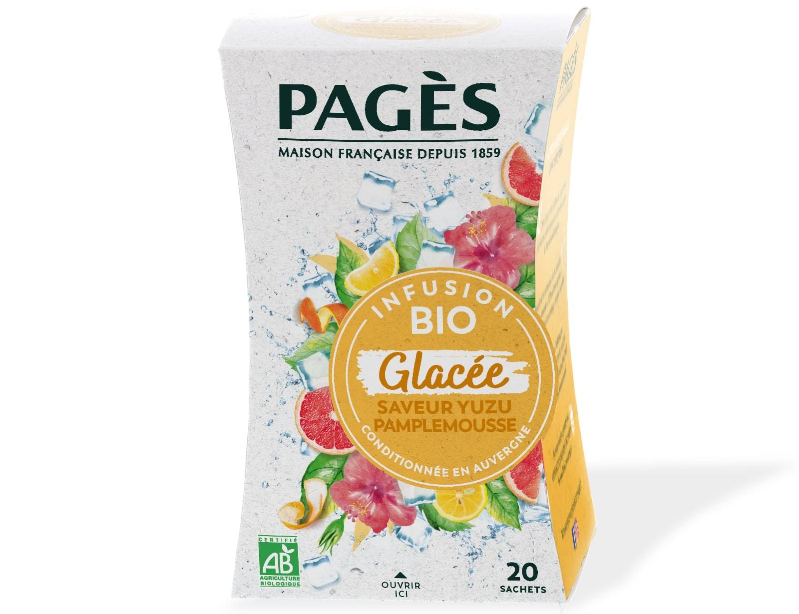 Pages - Infusion à froid BIO yuzu &pamplemousse x20 - Pagès - Imagen 2
