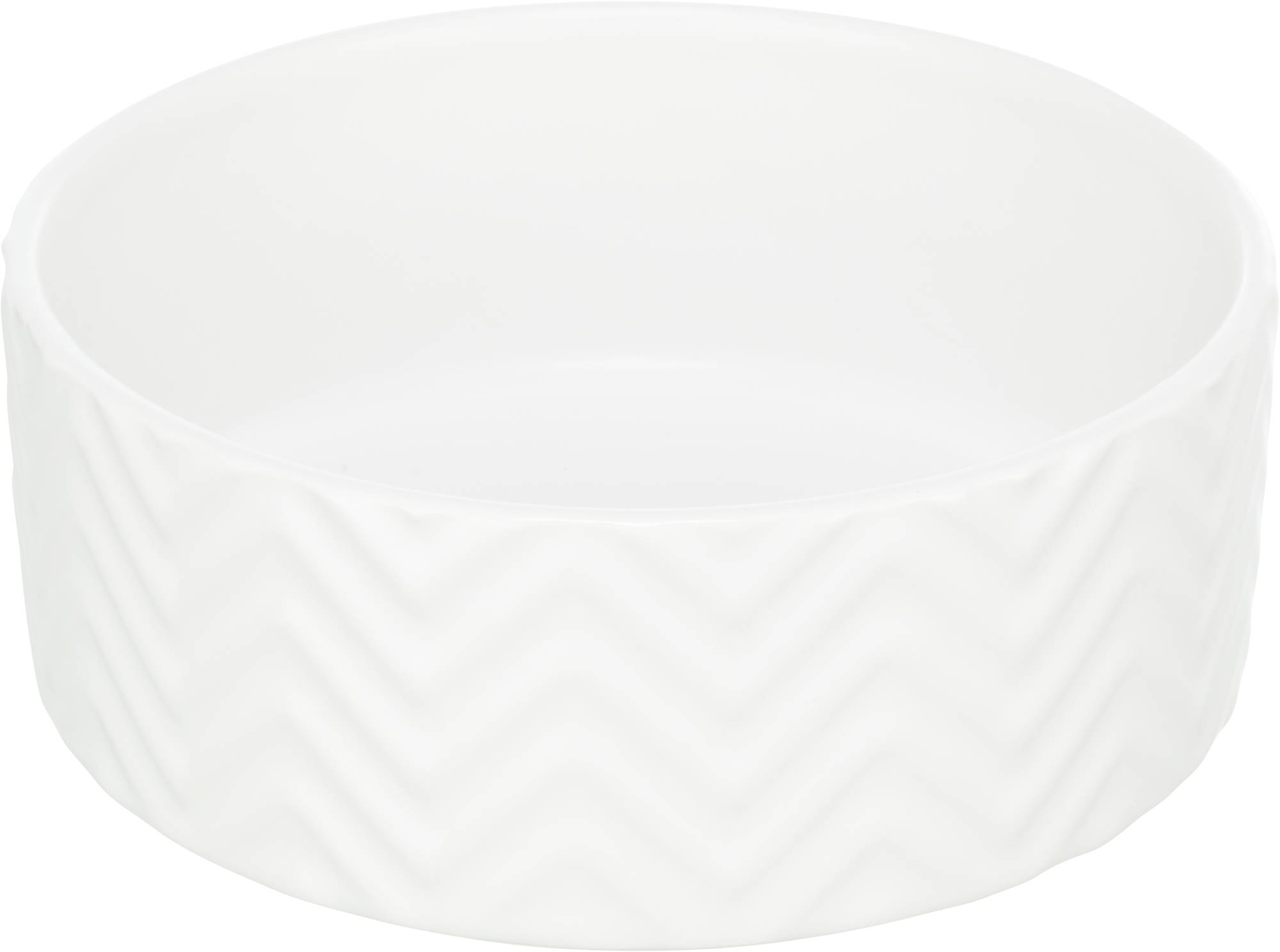 Trixie - Trixie - Gamelle en céramique blanc 1,6 L - Ø.21 x H.8 cm