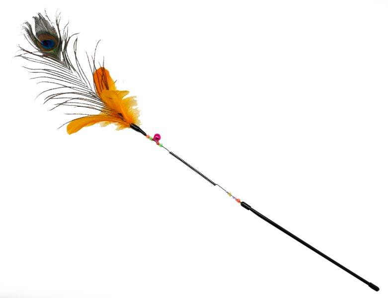 Jouet pour chat canne flexible plumes ANKA - Imagen 1