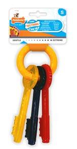 Nylabone - Jouet chiot Clefs goût bacon - Taille S