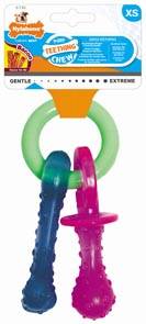 JOUET POUR CHIOT TETINES GOUT BACON TAILLE XS - Image 1