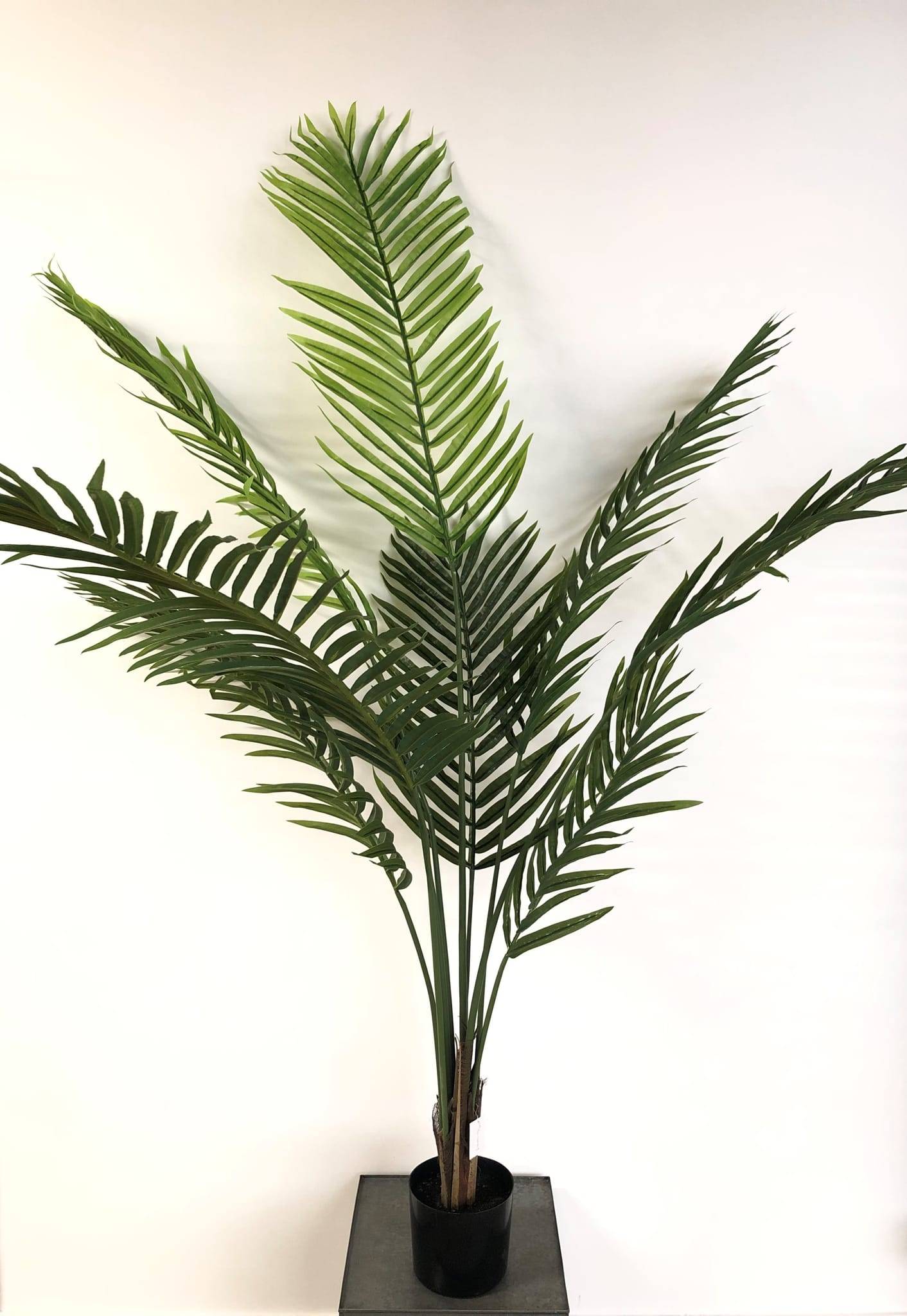 Areca vert 180 cm artificiel en pot