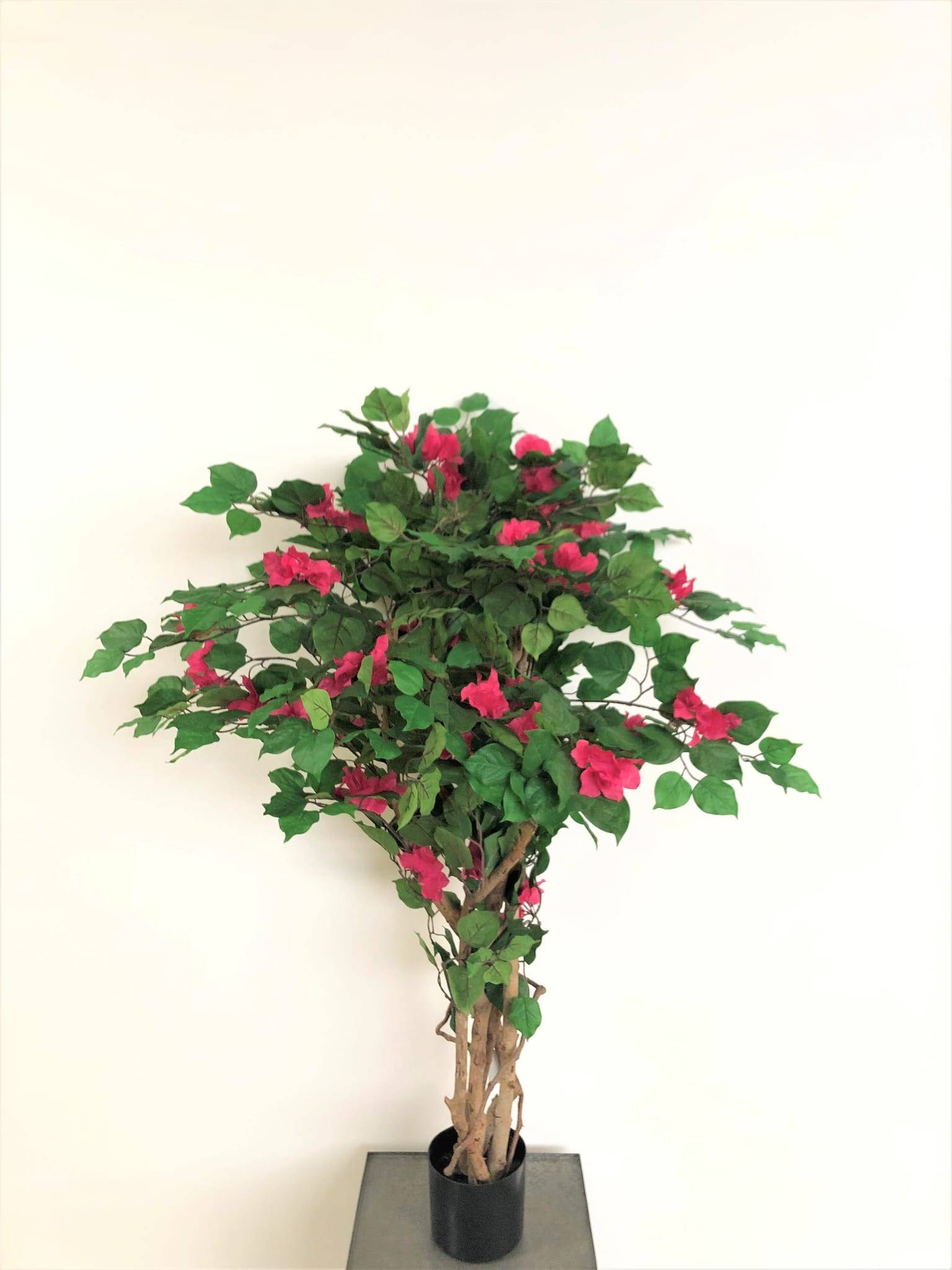 Bougainvillier rose artificiel en pot 150 cm