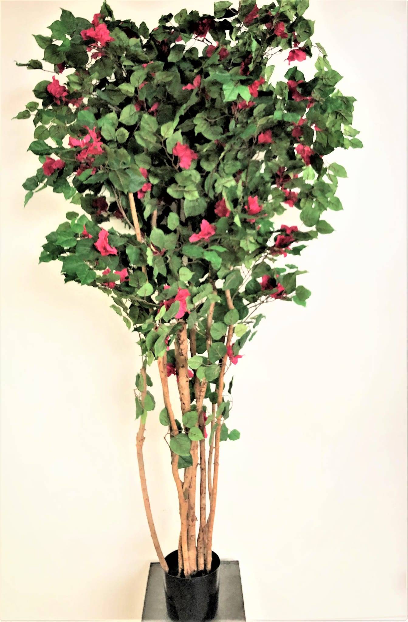 Bougainvillier rose artificiel en pot 210 cm