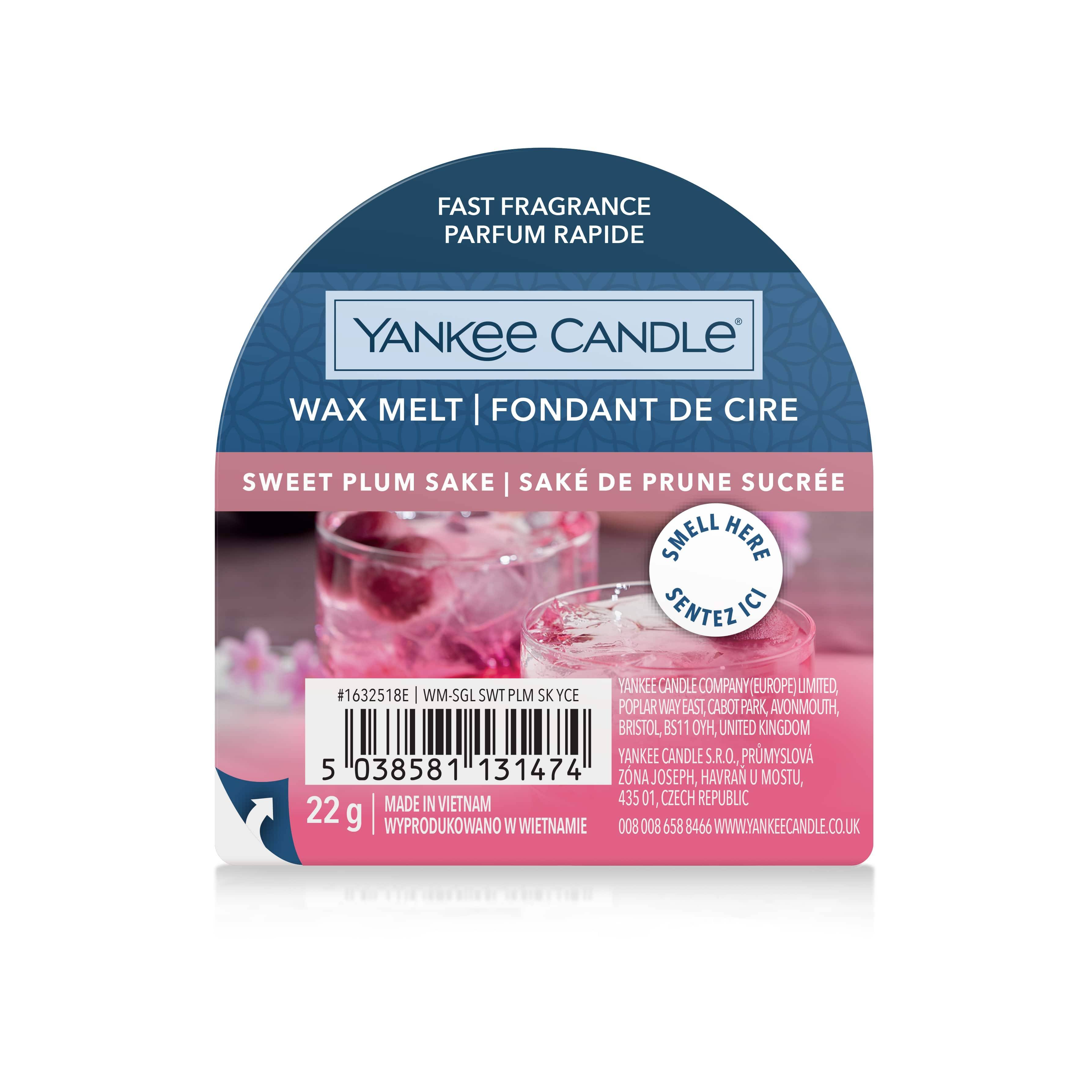 Yankee Candle - Yankee Candle - Bougie Sake de Prunes douces L.1,5 x Ø.5,6 cm