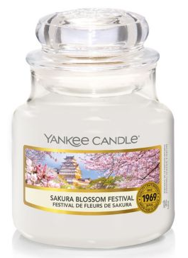 Yankee Candle - Petite Jarre Festival des fleurs de sakura Ø.6,2 x H.8,6 cm