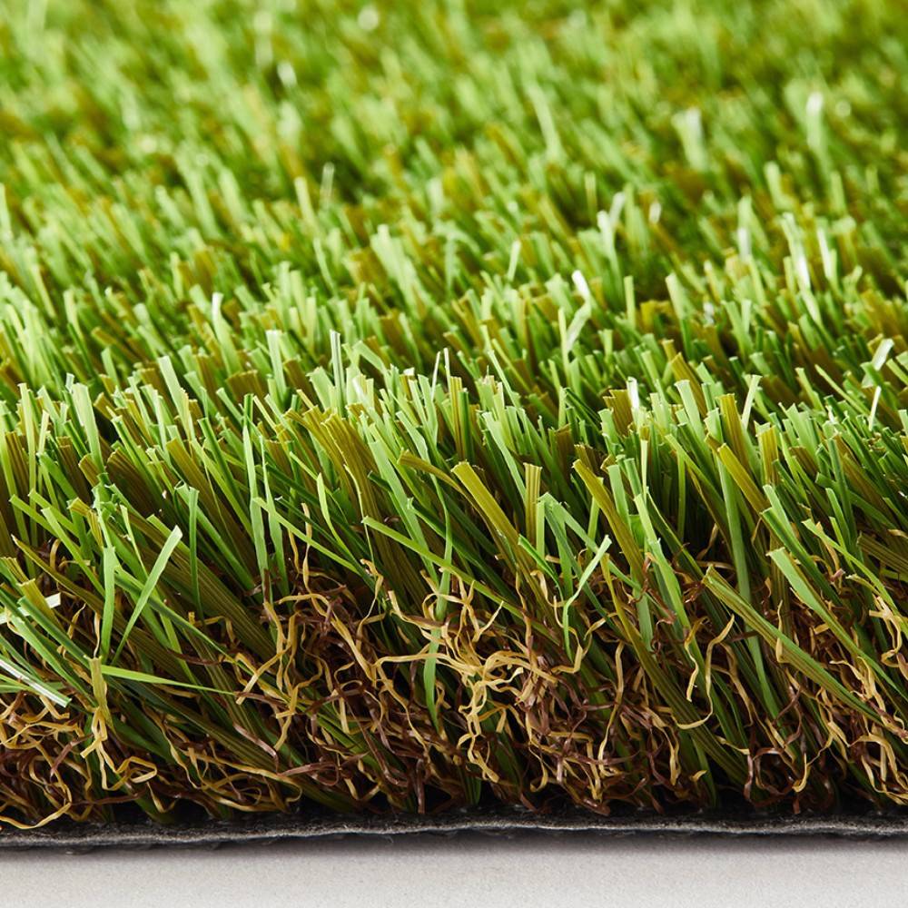 Ecloz - Gazon synthétique ép.45 mm l.1 x L.4 m vert 4 tons - Image 2
