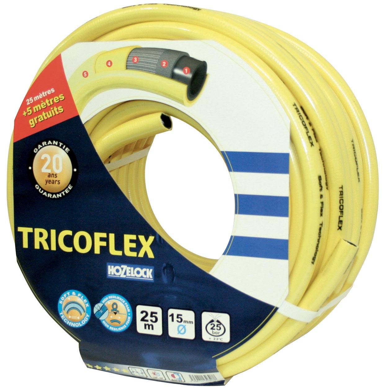 TRICOFLEX J 15 25M+5M gratis