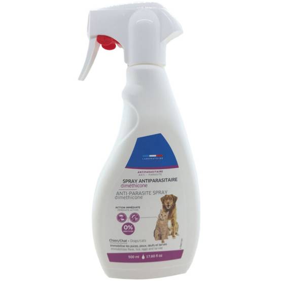 Spray antiparasitaire Diméthicone 500 ml - FRANCODEX - Image 1