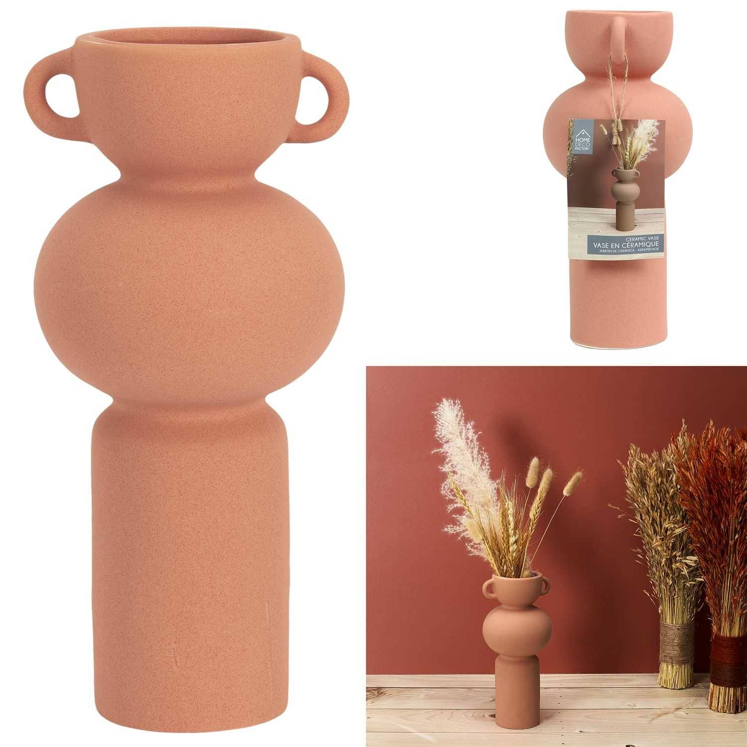 Vase anse céramique terracotta - M12 - Image 1