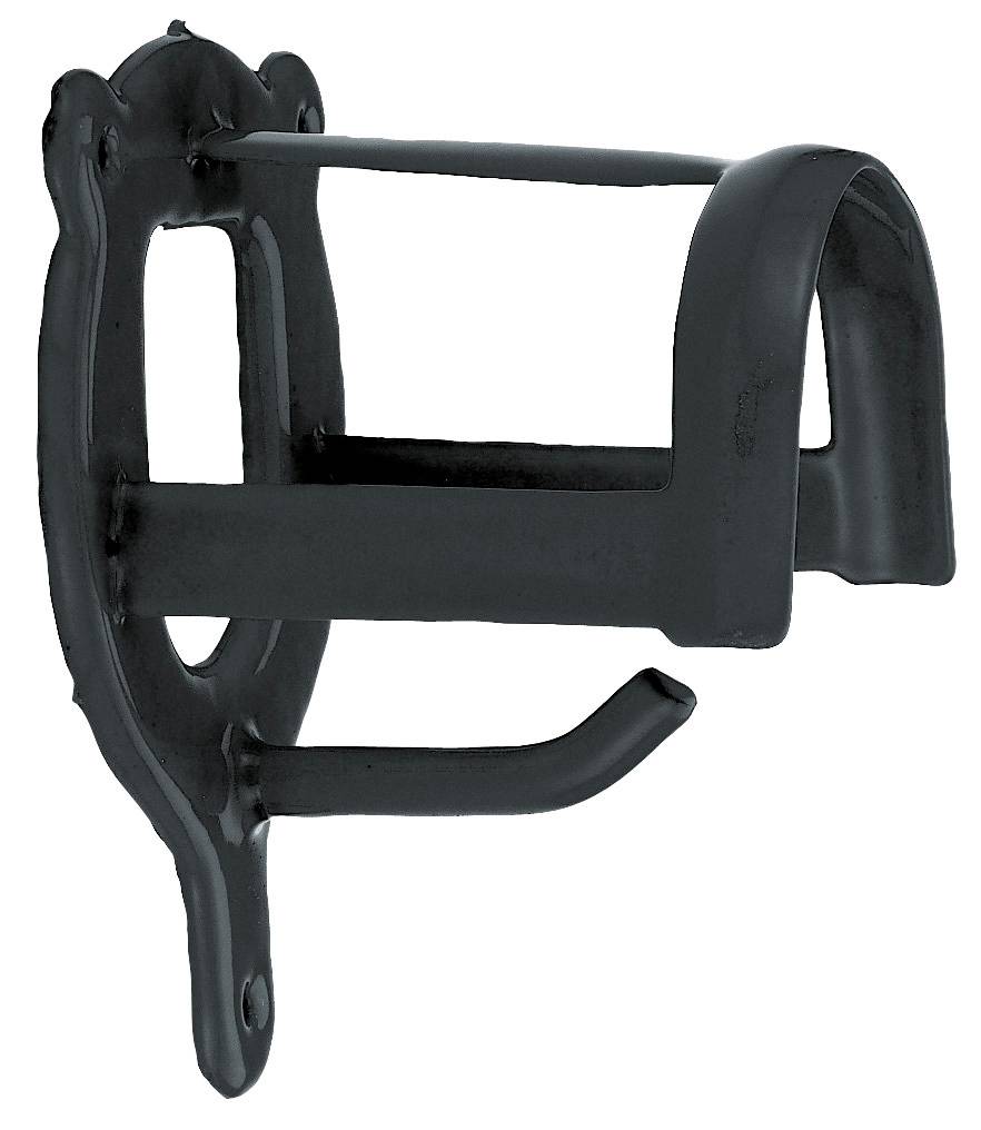 Porte bridon métal noir