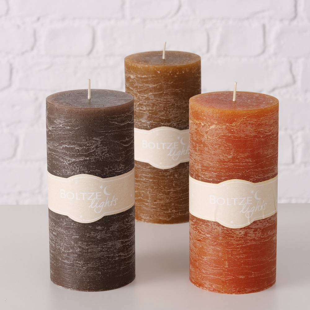 Bougie large Basic, 3 trié