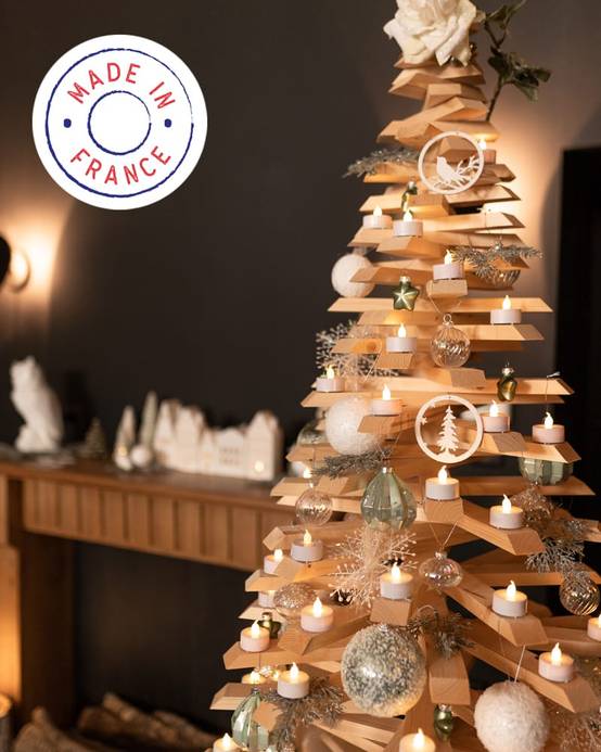 Mon Sapin Woody - Mon Sapin Woody - Sapin en bois modulable H.129 cm - Image 8