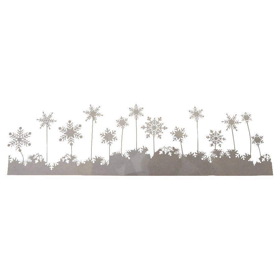 Peha - Peha - Frise flocons givre feutrine blanc L.120 x l.20 x H.32 cm