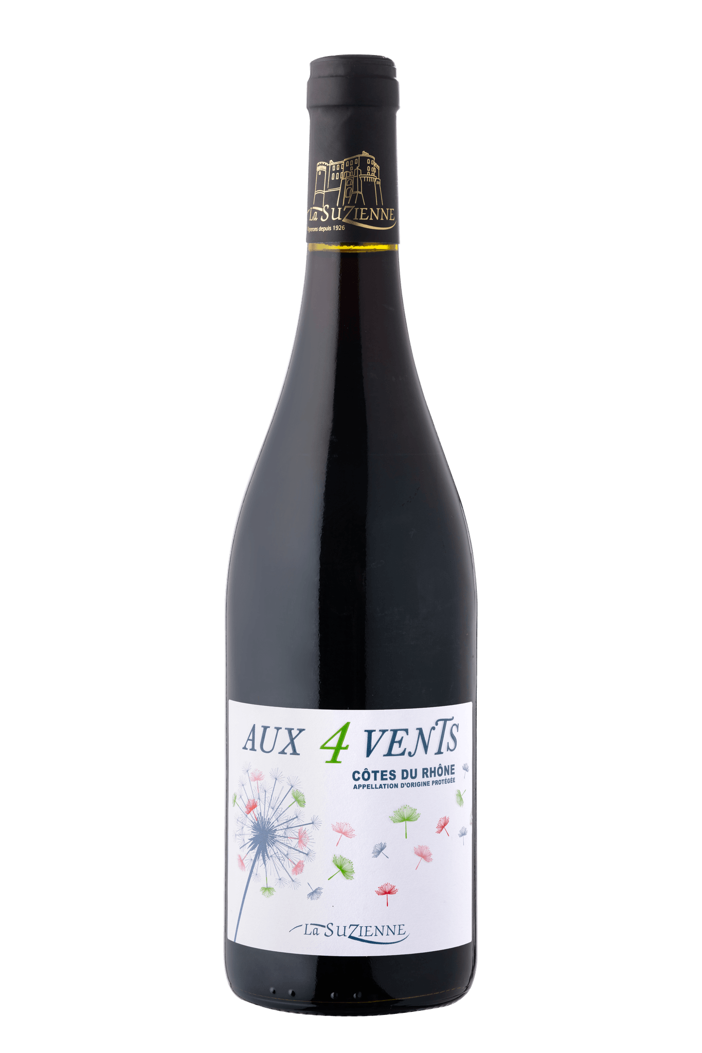 La Suzienne - AOP Côtes du Rhône rouge BIO 75 cl - 4 Vents