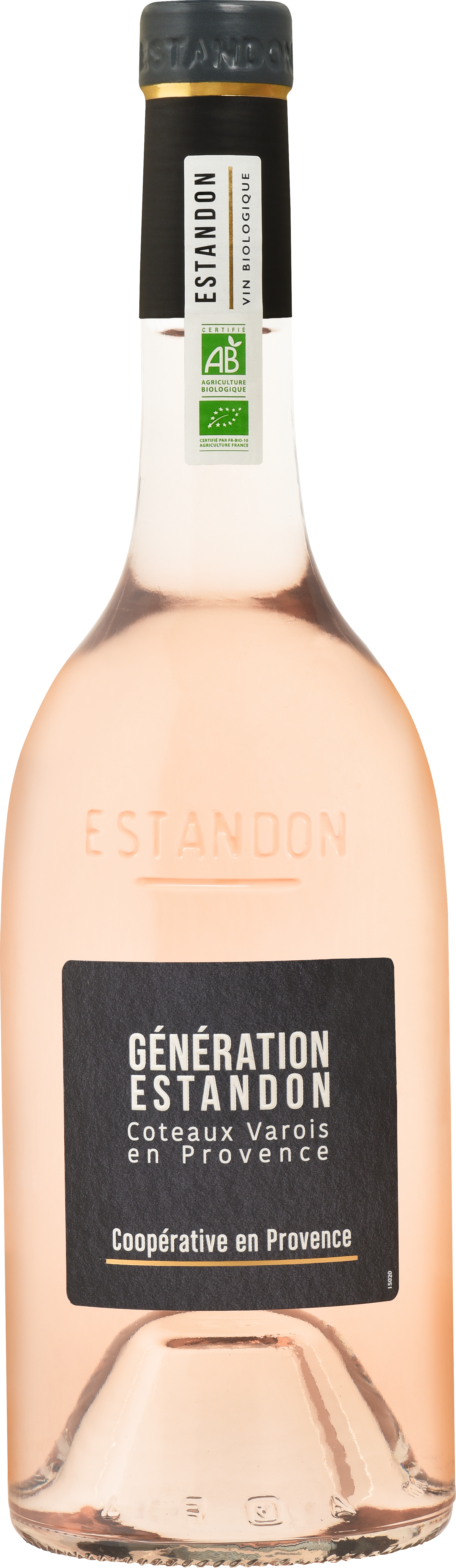 ESTANDON - AOP Coteaux Varois en Provence BIO - Génération rosé 75 cl - Estandon