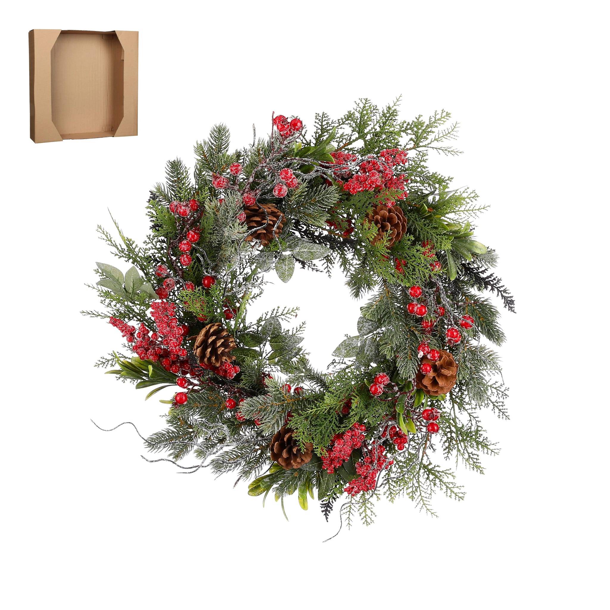 Randell couronne rouge -PE (polyethylene)-Rouge- h12xd50cm