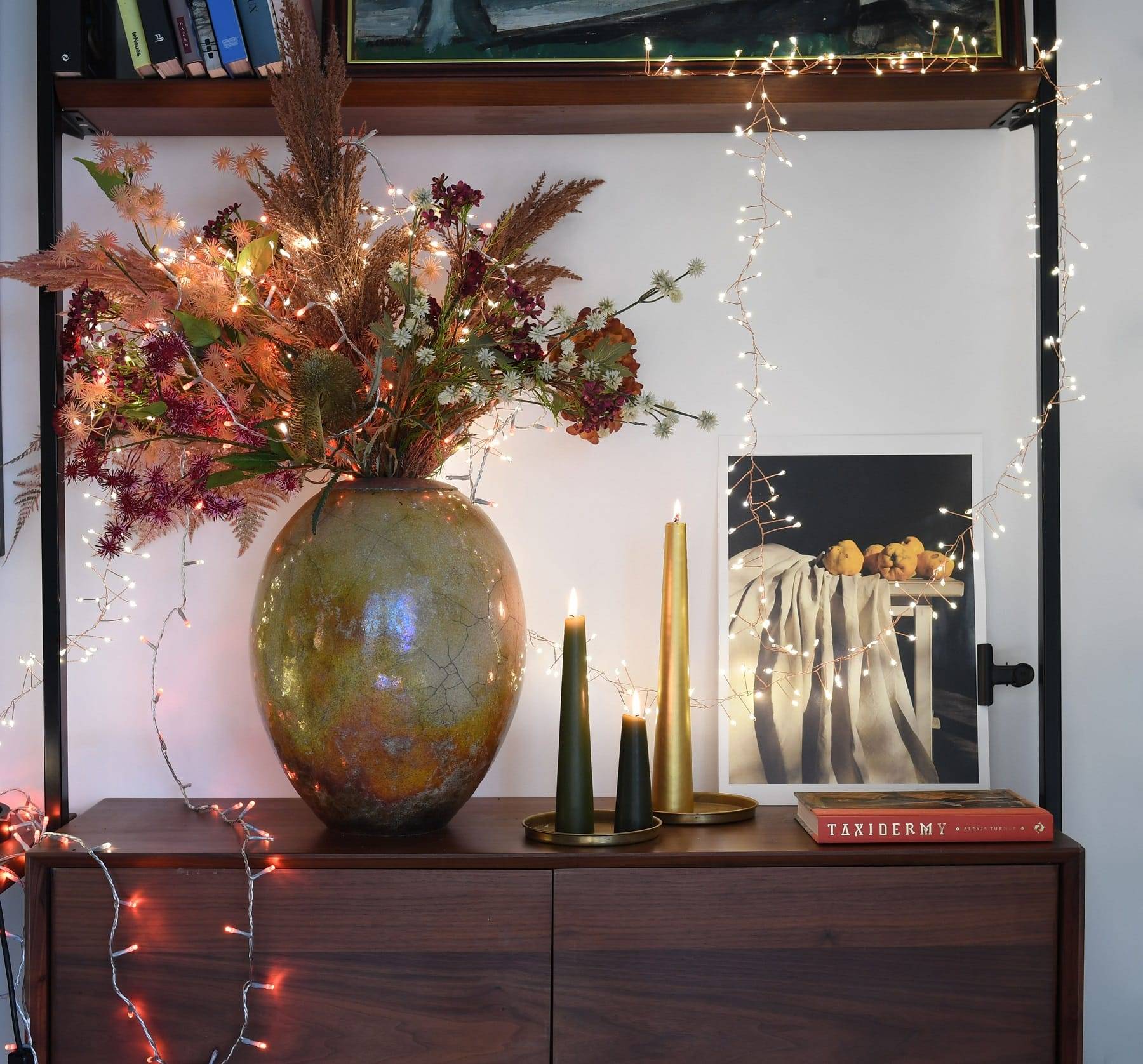 Blachere Illumination - Guirlande micro LED Blanc chaud Grappe L.32 x l.22,5 x H.43 cm - Imagen 3