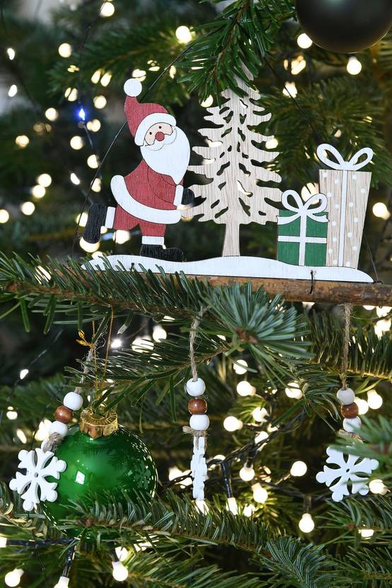 Blachere Illumination - Blachère Illumination - Père Noël à suspendre L.20 x H.34 cm - Image 2