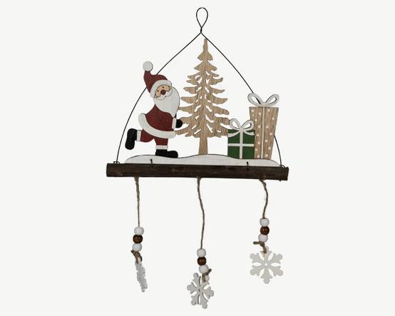 Blachere Illumination - Blachère Illumination - Père Noël à suspendre L.20 x H.34 cm - Image 1