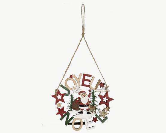 Blachere Illumination - Blachère Illumination - Joyeux Noël à suspendre L.14 x H.12,5 cm - Image 2