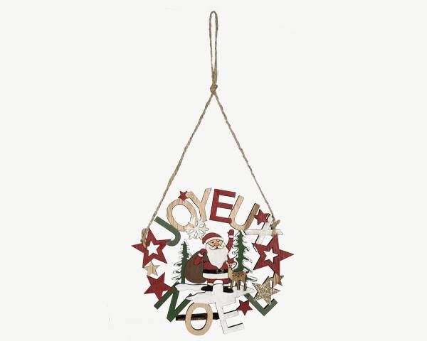 Blachere Illumination - Blachère Illumination - Joyeux Noël à suspendre L.14 x H.12,5 cm - Imagen 2
