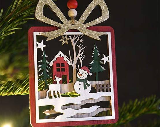 Blachere Illumination - Blachère Illumination - Boîte cadeau à suspendre L.10 x H.15 cm - Image 2