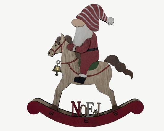 Blachere Illumination - Cheval à bascule en bois à poser L.17 x l.3 x H.19 cm - Image 2
