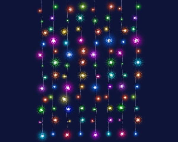 Blachere Illumination - Blachere Illumination - Rideau LED animé  L.200 x H.200 cm - Imagen 1