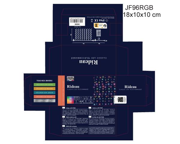 Blachere Illumination - Blachere Illumination - Rideau LED animé  L.200 x H.200 cm - Imagen 2