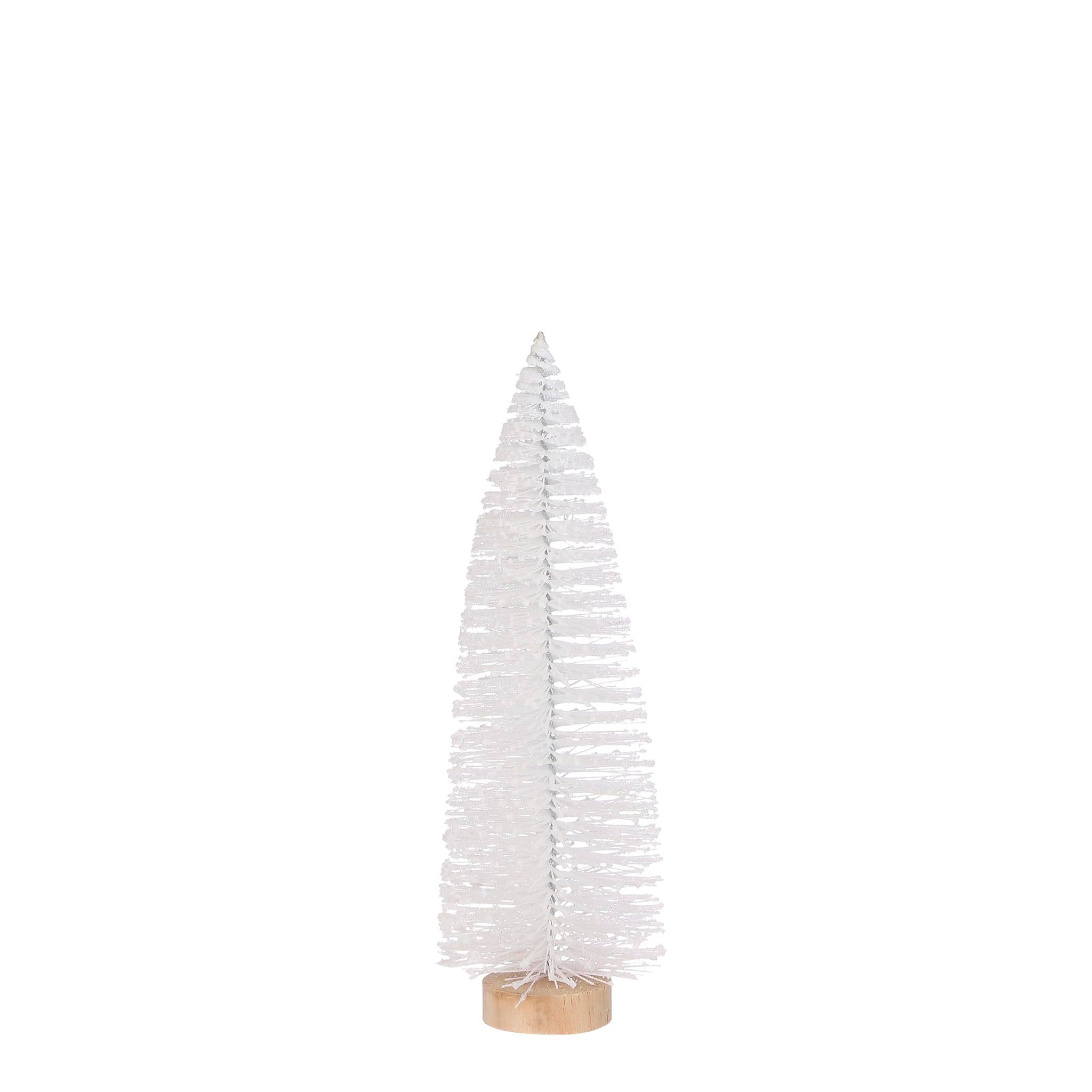 Arbre blanc -PE (polyethylene)-Blanc- h32xd10cm