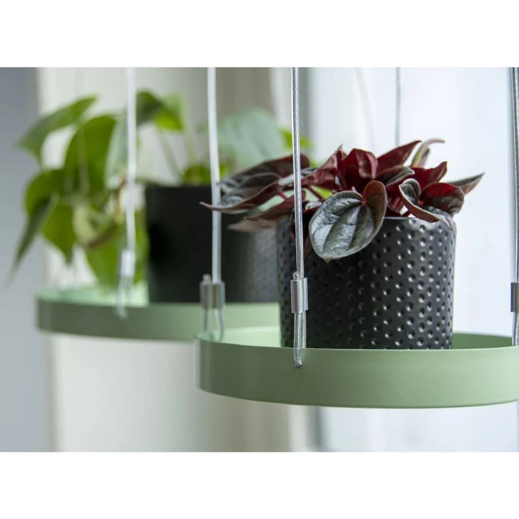 Soporte para plantas redondo verde – ESSCHERT DESIGN - Imagen 2