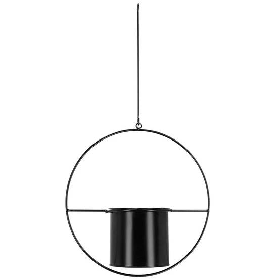 Pot suspendu Fer Noir L 15,3 cm l 34,6 cm H 65,5 cm - Image 1