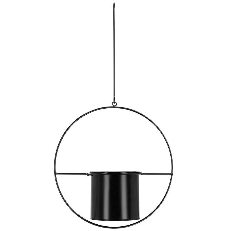 Pot suspendu Fer Noir L 15,3 cm l 34,6 cm H 65,5 cm - Image 1