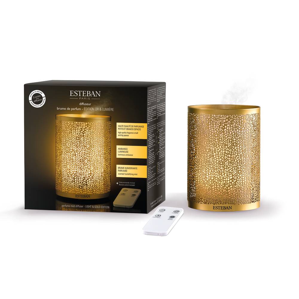 Esteban - Diffuseur brume de parfum - Édition Or & Lumière - Imagen 1