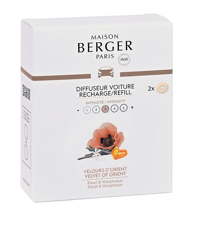 Maison Berger - Maison Berger - Recharge voiture Parfum Velours d'Orient x2 - Image 1