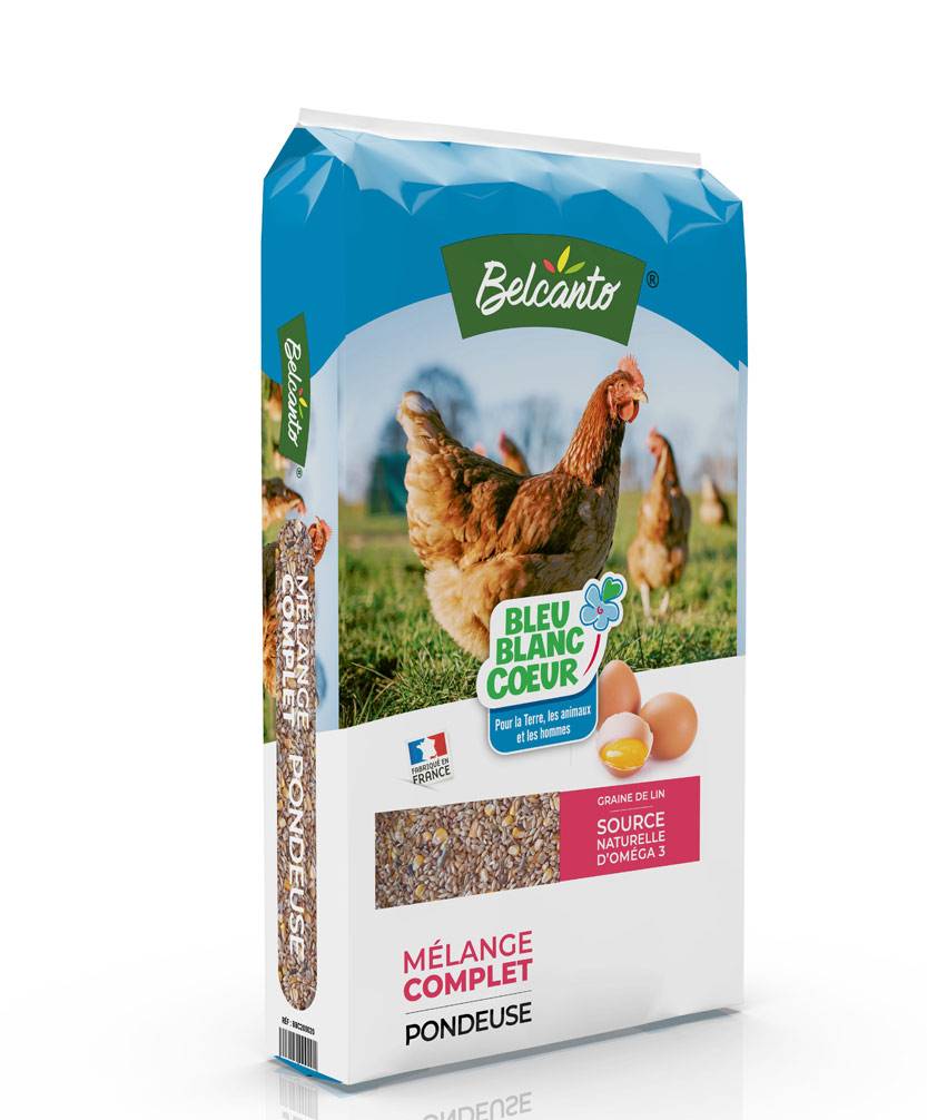 Belcanto - Granulés pondeuse Bleu-Blanc-Cœur 20 kg - Belcanto - Imagen 1