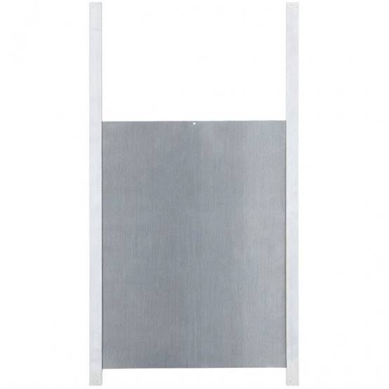 Porte poulailler coulissante alu, 30x40cm, taille M