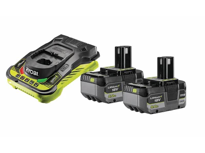 Ryobi - Pack énergie 2 batteries lithium+ et chargeur - RYOBI