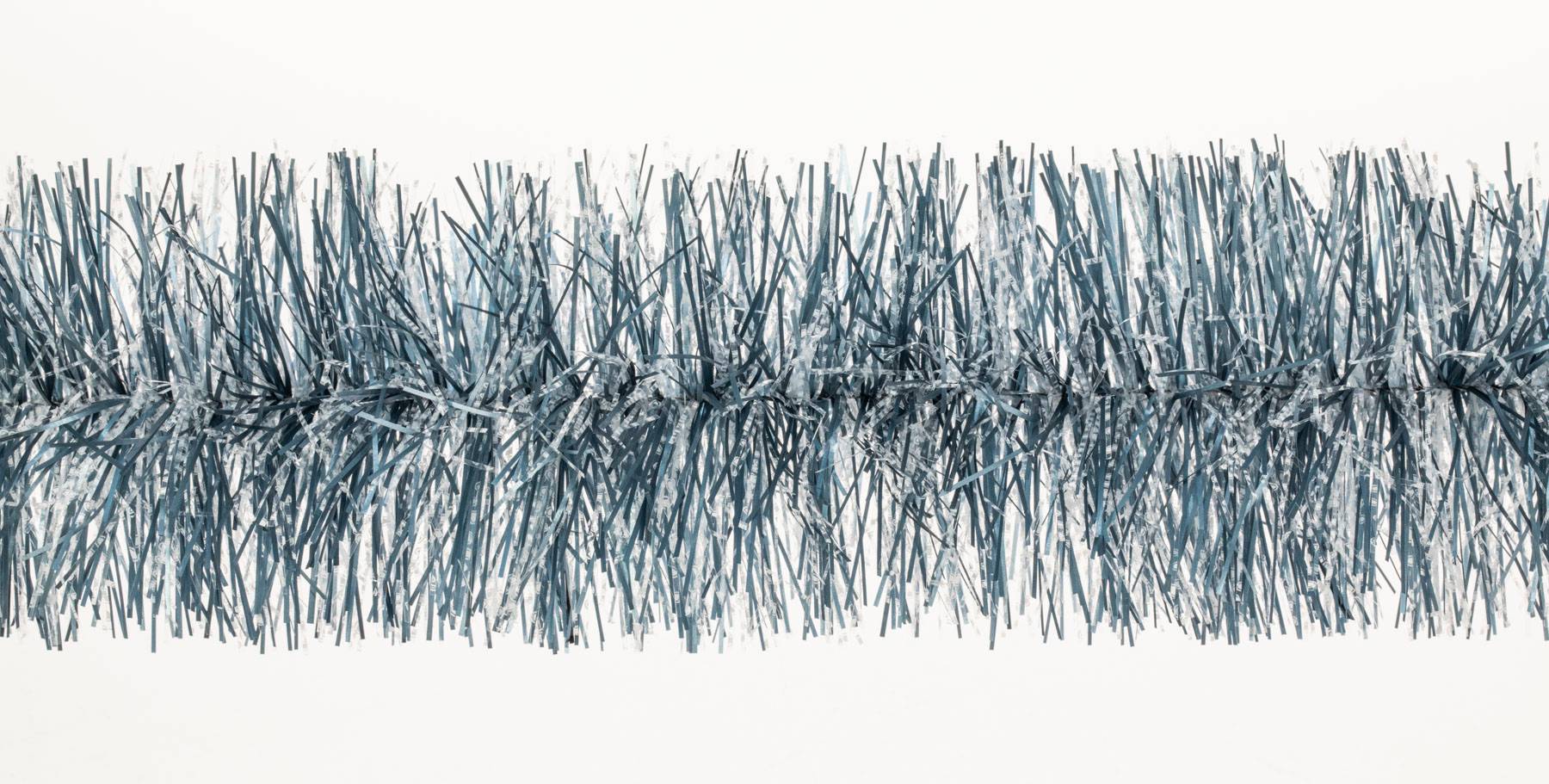 Weiste - Guirlande scintillante bleu ciel/ brins givrés L.200 x Ø.7,5 cm - Imagen 1