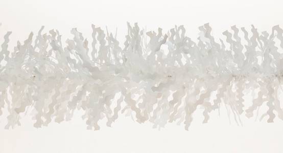 Weiste - Weiste - Guirlande gaufrée blanc perle L.200 x Ø.9 cm