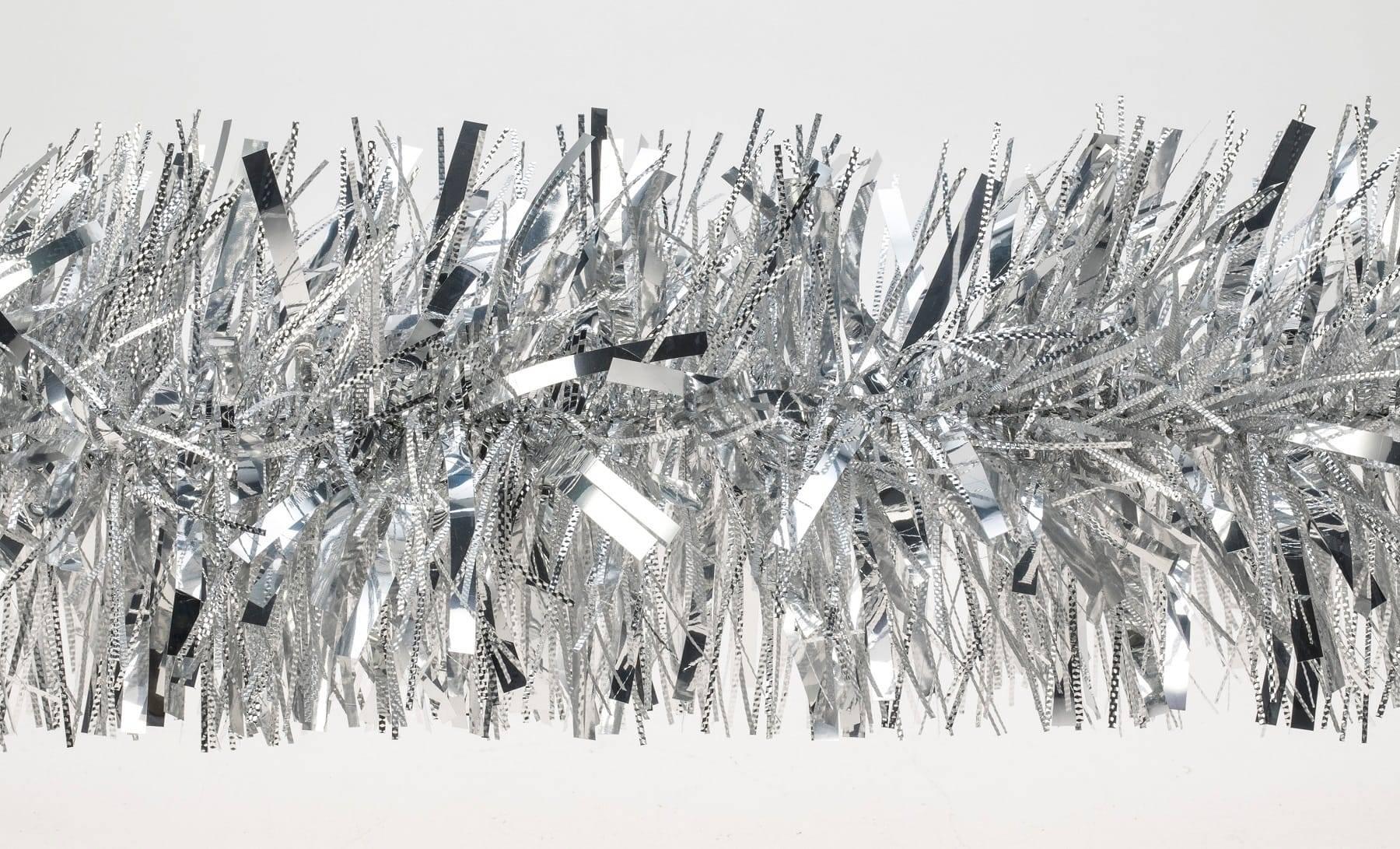 Guirlande scintillante argent décor argent