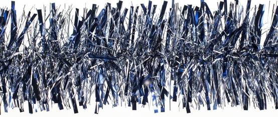 Weiste - Weiste - Guirlande bleu nuit et argent L.200 x Ø.9 cm