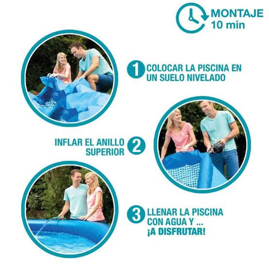 Intex - Piscine gonflable Easy Set PVC bleu 305 x 61 cm 28118NP - INTEX - Image 5