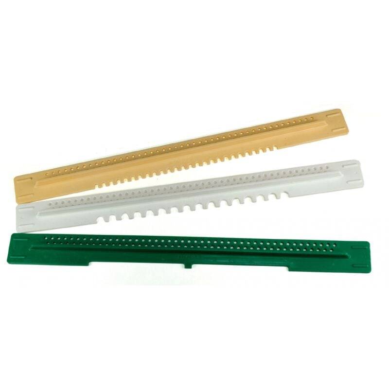 Porte d'entrée plastique verte Ø5.5 mm pour ruche Dadant - La jocondienne