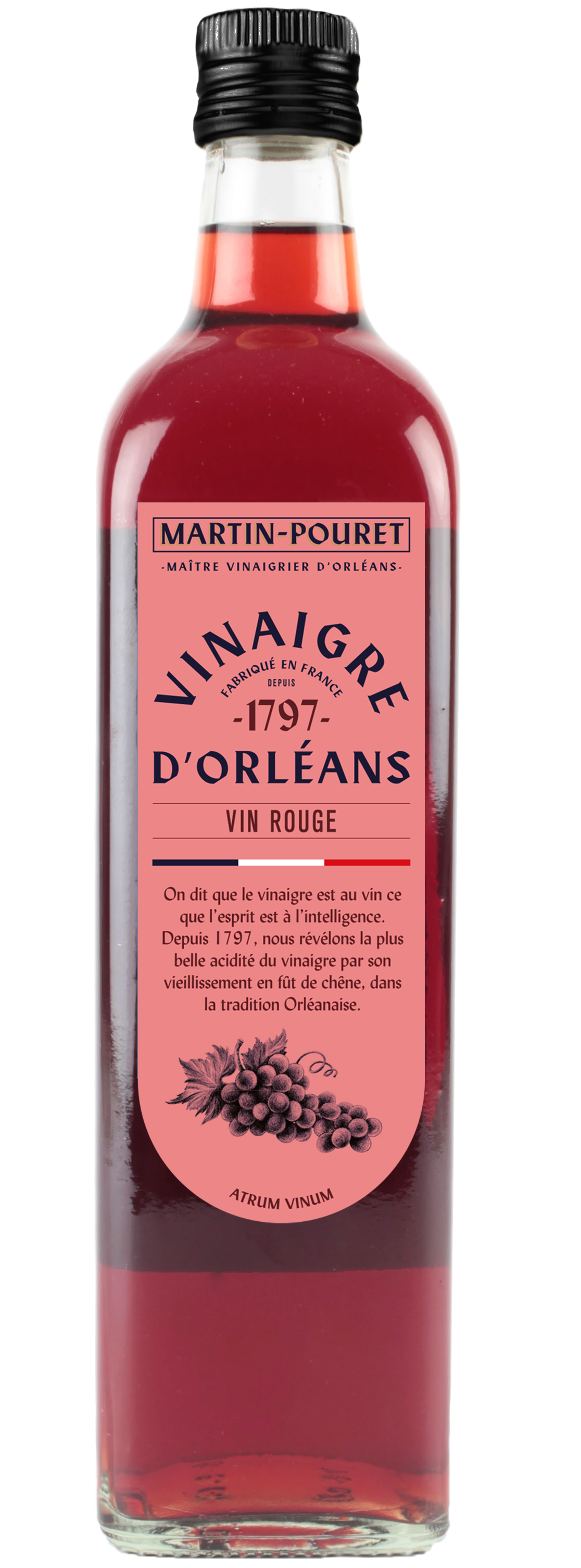 Vinagre de Orleans de Vino Tinto envejecido 12 meses en barrica de Roble
