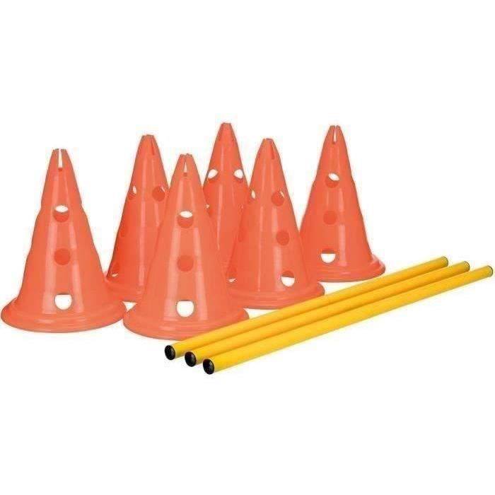Lot de 3 activités d'obstacle plastique orange et jaune Ø23×30 cm H.78 cm - Trixie - Imagen 7