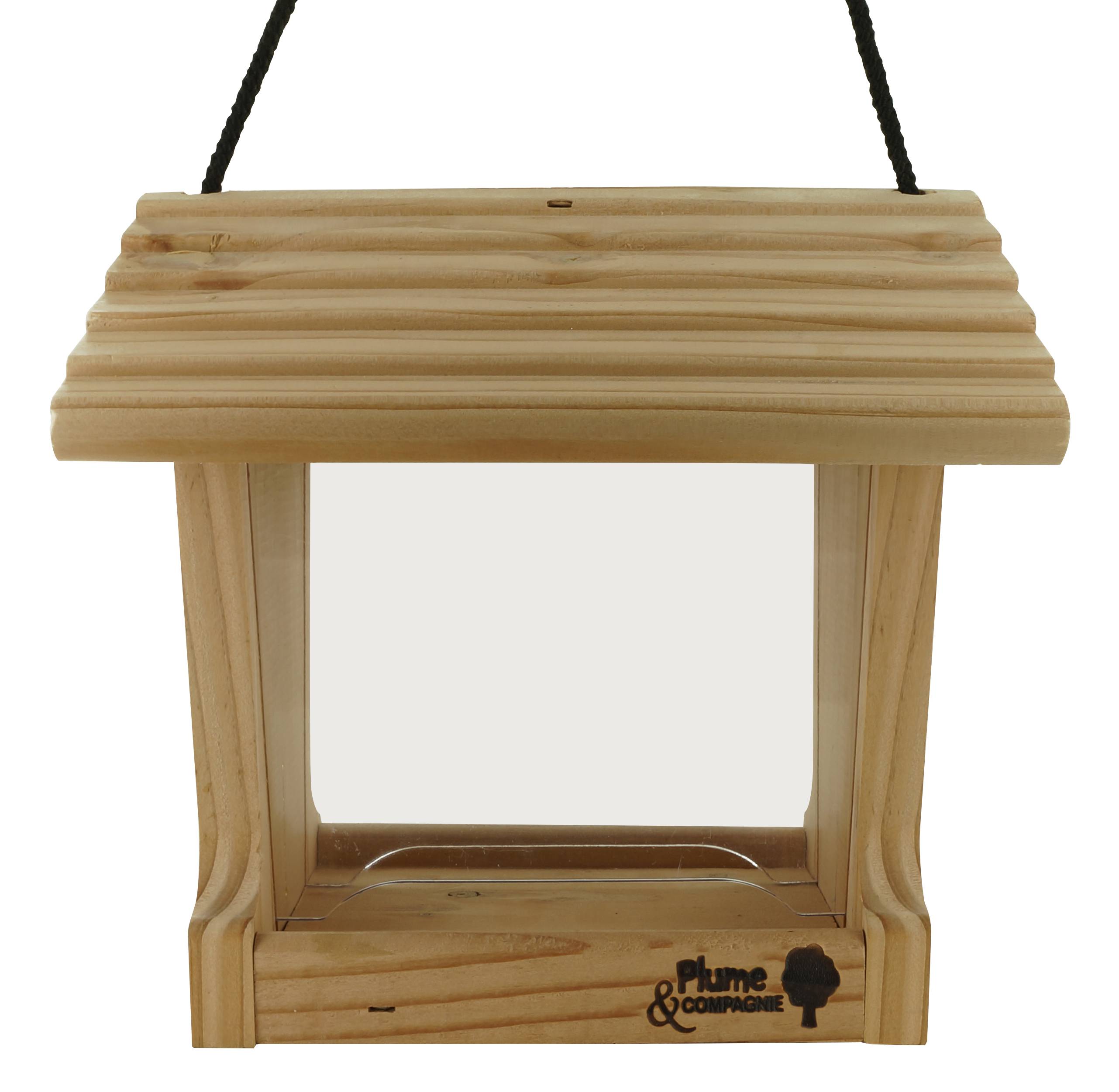 Plume & compagnie - Mangeoire maisonnette MOTIF pour graines et vers - Plume & COMPAGNIE - Imagen 2